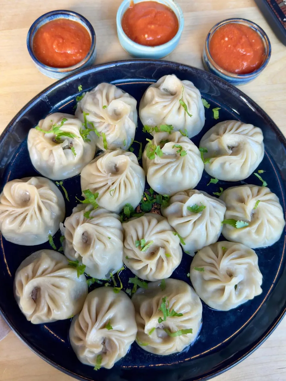 Momos & Himalayan plates